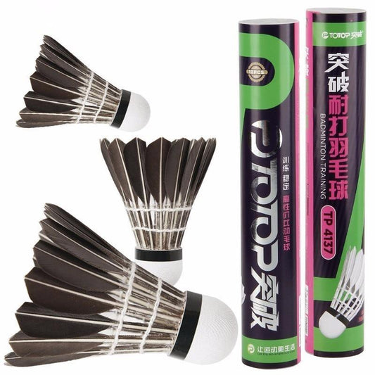 Moonegg 12pcs/barrel Badminton Shuttlecock